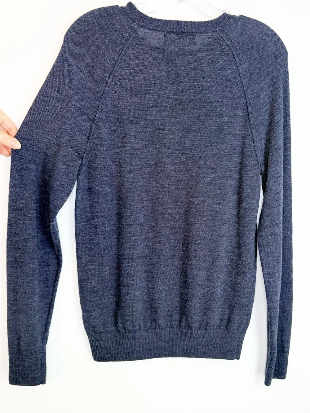 Banana Republic Men’s Heather Navy Crewneck Sweater